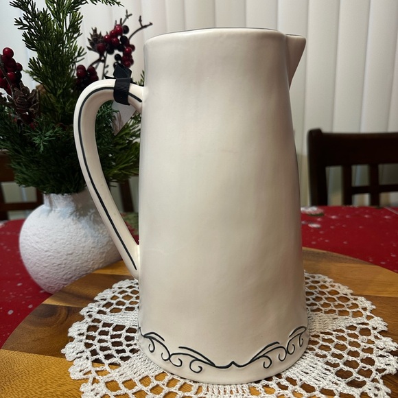 RAE DUNN ceramic “DRINK” pitcher - Picture 5 of 8